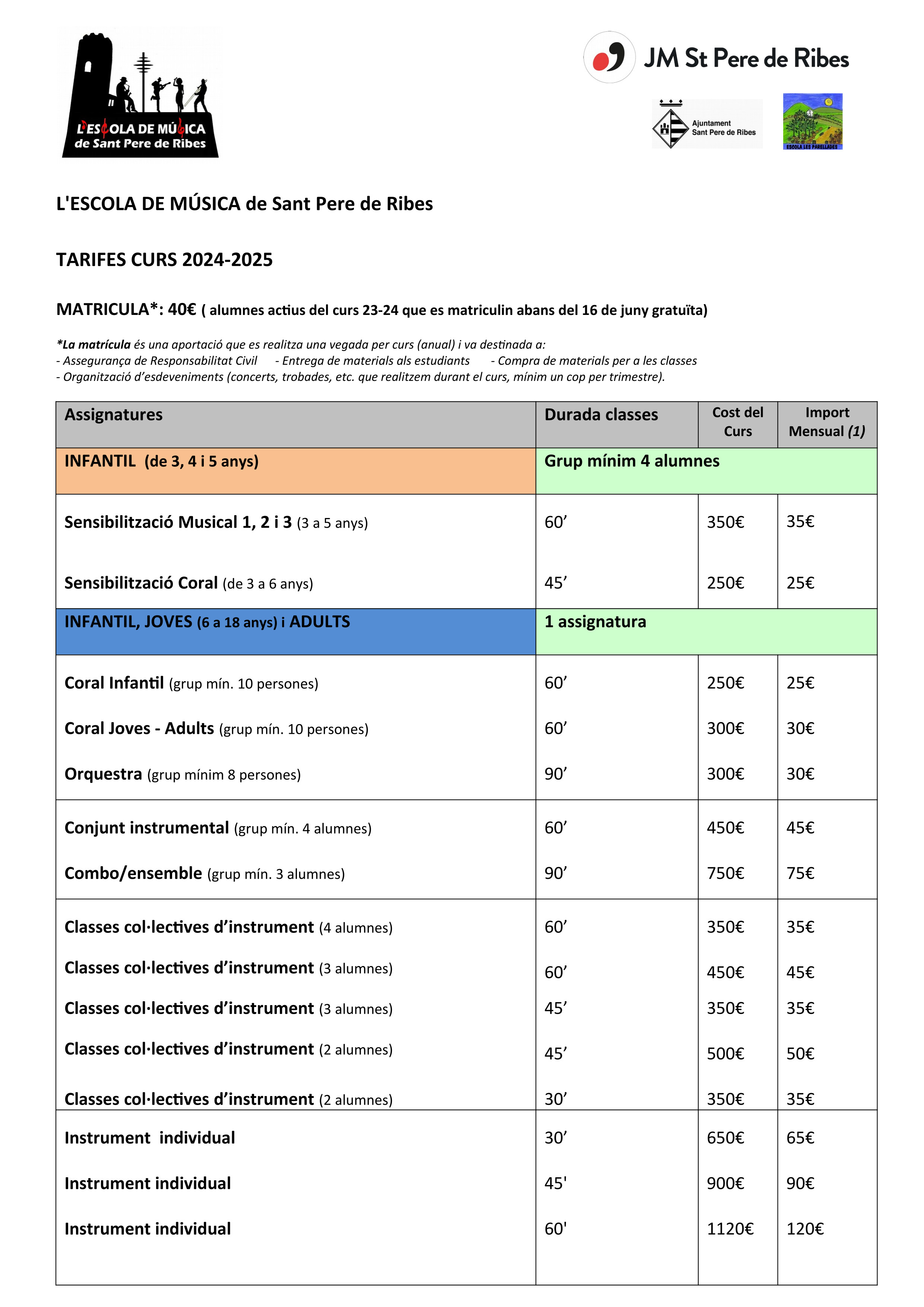 L'EMSPR   TARIFES 24 25 A